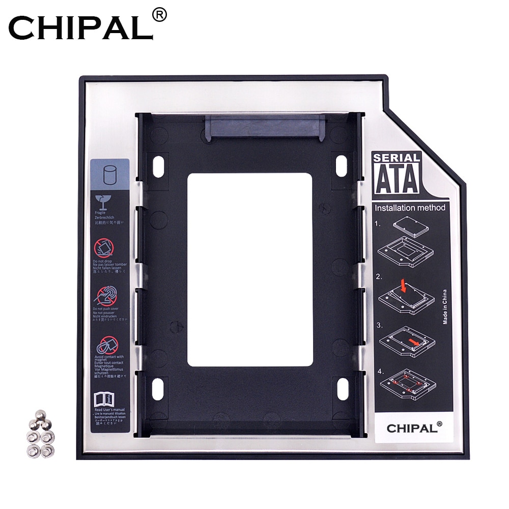 CHIPAL 2nd HDD ĳ 12.7mm 2.5 &2 ׶Ʈ SATA 3...